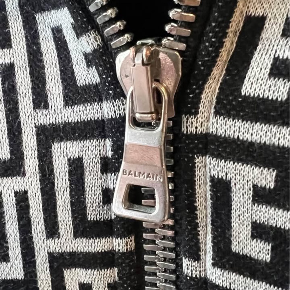 Balmain Embroidered Monogram Hoddie - Picture 4 of 6